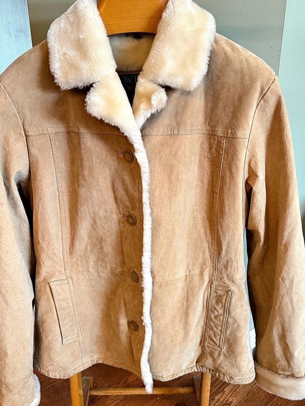 VTG Pacific Trail Genuine Suede Leather Penny Lane Jacket